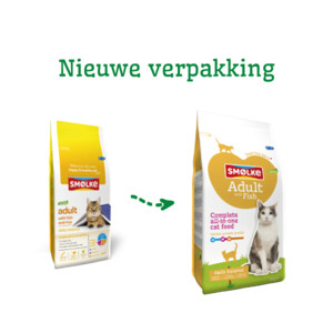 Smolke Kattenvoer Adult Vis 4 kg
