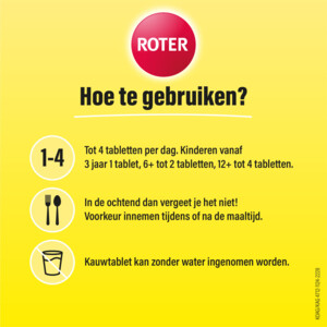3x Roter Vitamine C 70mg Suikervrij - 26.61 euro