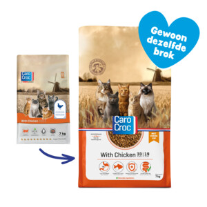 CaroCroc Kattenvoer 33/19 Kip 7 kg
