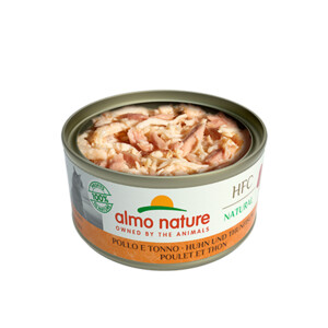 Almo Nature HFC Natural Kattenvoer Nat Blikje Kip & Tonijn 70 gr