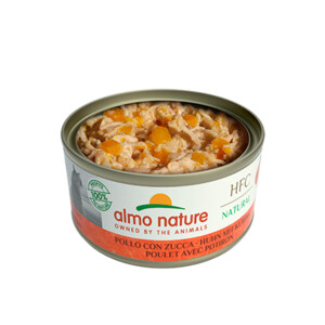 Almo Nature HFC Natural Kattenvoer Nat Blikje Kip & Pompoen 70 gr
