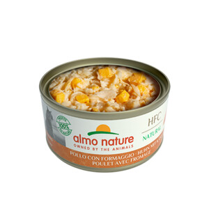 Almo Nature HFC Natural Kattenvoer Nat Blikje Kip & Kaas 70 gr