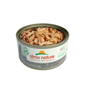 24x Almo Nature HFC Natural Kattenvoer Nat Blikje Tonijn & Ansjovis 70 gr