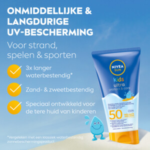 NIVEA Sun Protect & Hydrate Zonnecrème Kids Swim & Play SPF 50+ - 26.49 euro