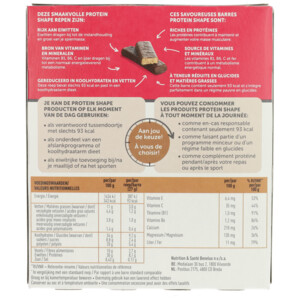 Modifast Protein Shape Reep Chocolade - 7.48 euro