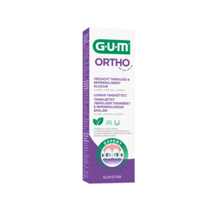 4x GUM Tandpasta Ortho - 24.37 euro