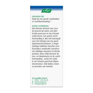 2x A.Vogel Solidago Vochthuishouding - 34.56 euro