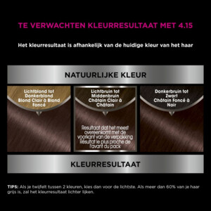 6x Garnier Olia Permanente Crèmekleuring 4.15 Kastanje Middenbruin - 72.49 euro
