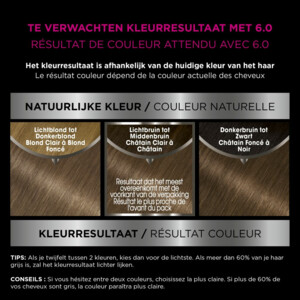 6x Garnier Olia Permanente Crèmekleuring 6.0 Donkerblond - 72.49 euro