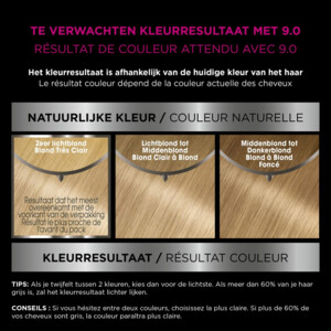Garnier Olia Permanente Crèmekleuring 9.0 Zeer Lichtblond - 16.99 euro