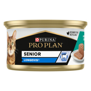 24x Pro Plan Cat Blik Mousse Adult 7+ Tonijn 85 gr