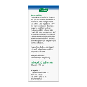 A.Vogel Echinaforce Sterk 1200 mg - 10.89 euro