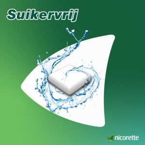 Nicorette Suikervrij Kauwgom Menthol Mint 4mg - 8.99 euro