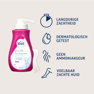 2x Veet Ontharingscrème Pure Gevoelige Huid - 27.24 euro