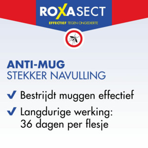 3x Roxasect Anti-Mug Stekker Navulling - 22.8 euro