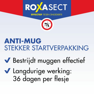Roxasect Stekker Tegen Muggen - 8.25 euro