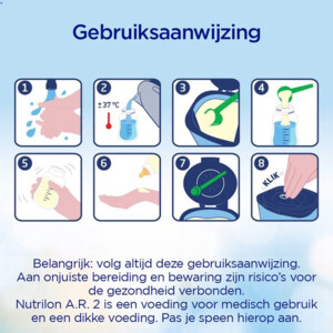 2x Nutrilon A.R. Dieetvoeding bij Spugen 2 - 46.52 euro