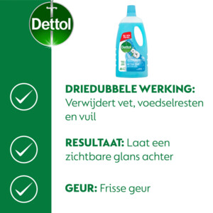 4x Dettol Allesreiniger Power & Fresh Katoenfris - 15.95 euro