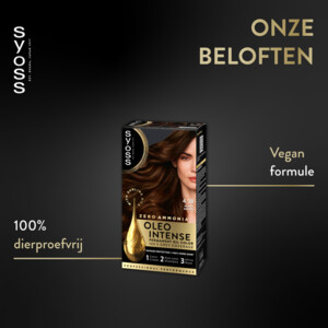 3x Syoss Oleo Intense Haarverf 4-18 Mokkabruin - 26.86 euro