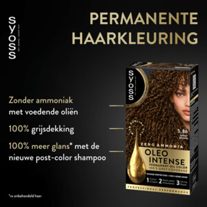 Syoss Oleo Intense Haarverf 5-86 Lichtbruin - 9.49 euro