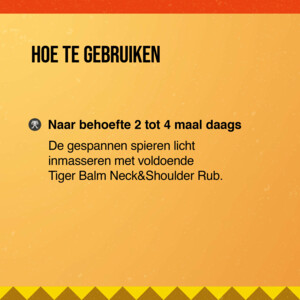 Tijgerbalsem Neck & Shoulder Rub - 10.75 euro