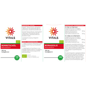 2x Vitals Borageolie Biologisch - 41.21 euro