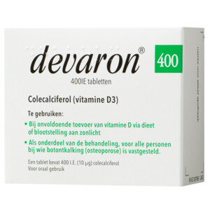 Devaron Vitamine D 400IE - 10.49 euro