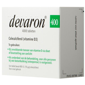 Devaron Vitamine D 400IE - 10.49 euro