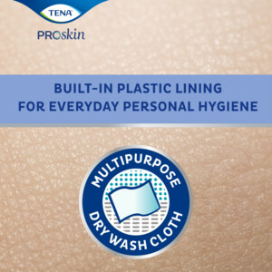 3x TENA Proskin Wash Gloves Plastic Binnenkant - 49.27 euro