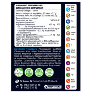 Lucovitaal Magnesium 400 Forte One a Day - 10.99 euro