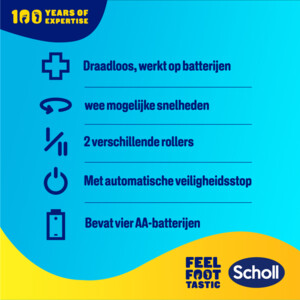 Dr. Scholl's Velvet Smooth Elektronische Voetvijl - 29.99 euro
