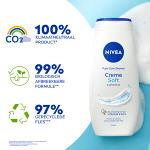 6x NIVEA Douchecrème Soft - 25.75 euro