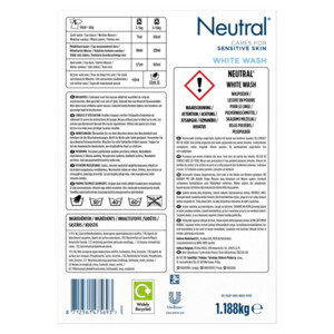 4x Neutral Waspoeder Wit 18 Wasbeurten - 24.16 euro