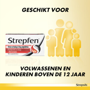 Strepfen Zuigtabletten Citroen & Honing - 6.65 euro