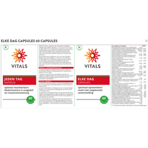 Vitals Elke Dag - 25.95 euro