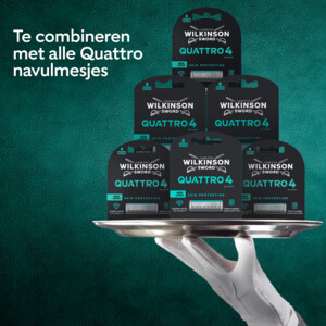 Wilkinson Scheermesjes Quattro Titanium Sensitive - 9.25 euro