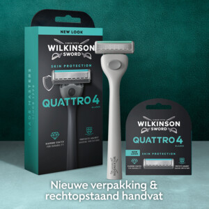 Wilkinson Scheermesjes Quattro Titanium Sensitive - 9.25 euro