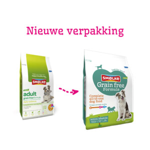 Smolke Graanvrij Hondenvoer Adult 12 kg
