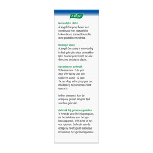 2x A.Vogel Oorspray Droge Huid - 22.48 euro