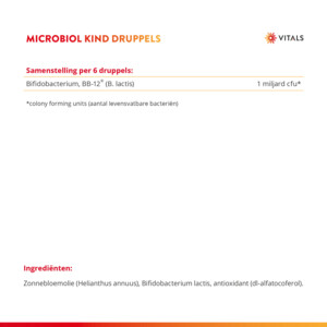Vitals Microbiol Kind 0-4 Jaar Druppels - 14.35 euro