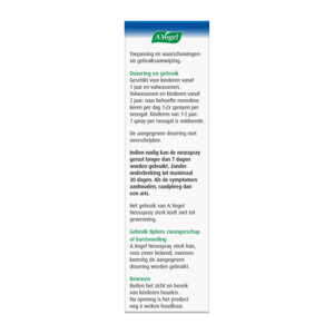 A.Vogel Cinuforce Neusspray Sterk - 5.85 euro