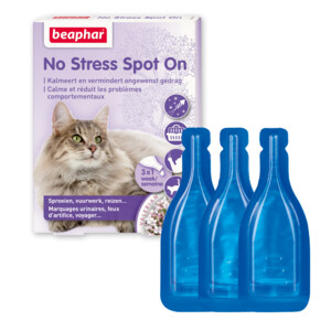 Beaphar No Stress Kat Spot On 3 pipetten