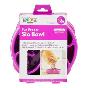 Outward Hound Dog Fun Feeder Flower Medium Paars 22 x 22 x 5 cm