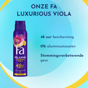 6x Fa Deodorant Spray Luxurious Viola - 16.69 euro