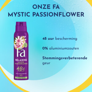 6x Fa Deodorant Spray Mystic Passionflower - 16.69 euro