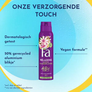 6x Fa Deodorant Spray Mystic Passionflower - 16.69 euro