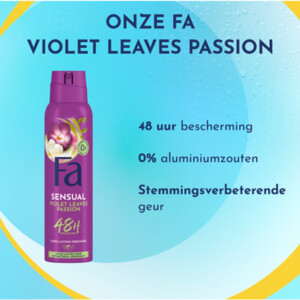 Fa Deodorant Spray Violet Leaves Passion - 4.05 euro