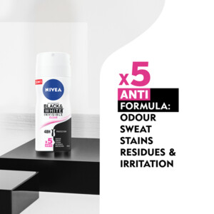 NIVEA Deodorant Spray Invisible For Black & White - 4.65 euro
