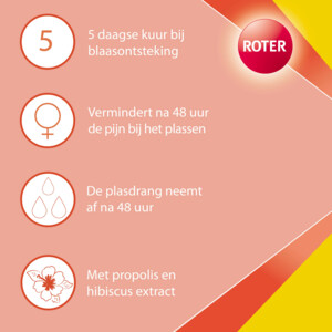 2x Roter Cysticare 5 Daagse Kuur - 37.67 euro