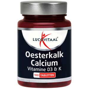 2x Lucovitaal Oesterkalk Calcium Vitamine D3 & K - 9.99 euro